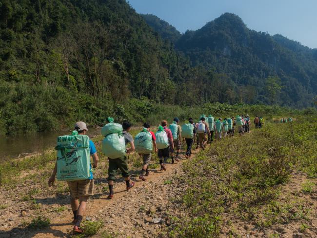 Porters leading the way. Picture: Alesha Bradford.